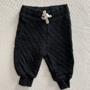 Black baby joggers